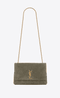 Kate Medium Reversible In Suede And Smooth Leather Bag - Leather Women's Handbag - Bagsfits