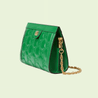 Bright Green GG Matelassé Leather Shoulder Bag - Leather Women's Handbag - Bagsfits
