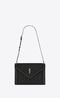 Gaby Satchel In Quilted Lambskin Leather Bag - Leather Women's Handbag - Bagsfits