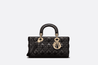 Black Cannage Lambskin Lady D-Joy Bag - Leather Women's Handbag - Bagsfits