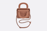 Blush Ultramatte Cannage Calfskin Mini Lady Bag - Leather Women's Handbag - Bagsfits
