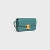 Green Smoke Triomphe Shoulder Bag In Lizard - Leather Women's Handbag - Bagsfits
