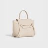 Ivory Nano Belt Bag In Grained Calfskin - Leather Women's Handbag - Bagsfits