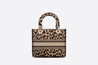 Beige Multicolor Mizza Embroidery Medium Lady D-Lite Bag - Women’s Leather Bag