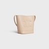 Nude Small Bucket Cuir Triomphe In Smooth Calfskin - Leather Women's Handbag - Bagsfits