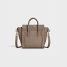 Souris Nano Luggage Bag In Drummed Calfskin - Leather Women's Handbag - Bagsfits