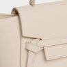 Ivory Nano Belt Bag In Grained Calfskin - Leather Women's Handbag - Bagsfits