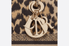 Beige Multicolor Mizza Embroidery Medium Lady D-Lite Bag - Women’s Leather Bag