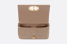 Warm Taupe Supple Cannage Calfskin Medium Caro Bag - Leather Women's Handbag - Bagsfits