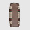 GG Small Duffle Bag With Web - Leather Men's Handbag