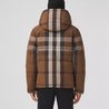 Reversible Check Nylon Puffer Jacket - Leather Men's Clothes - Bagsfits