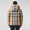 Reversible Check Nylon Puffer Jacket - Leather Men's Clothes - Bagsfits