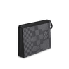 Pochette Voyage MM Damier Graphite - Leather Men's Wallet