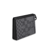 Pochette Voyage MM Damier Graphite - Leather Men's Wallet