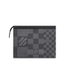 Pochette Voyage MM Damier Graphite - Leather Men's Wallet