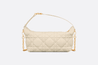 Latte Macrocannage Calfskin Small Nomad Bag - Leather Women's Handbag - Bagsfits