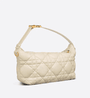 Latte Macrocannage Calfskin Small Nomad Bag - Leather Women's Handbag - Bagsfits