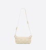 Latte Macrocannage Calfskin Small Nomad Bag - Leather Women's Handbag - Bagsfits