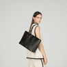 Black GG Marmont Large Tote Bag - Leather Women's Handbag - Bagsfits