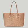 Rose Beige Leather GG Marmont Large Tote Bag - Leather Women's Handbag - Bagsfits