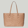 Rose Beige Leather GG Marmont Large Tote Bag - Leather Women's Handbag - Bagsfits