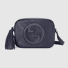 Blue Leather G Blondie Small Shoulder Bag - Leather Women's Handbag - Bagsfits