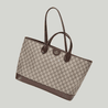 Beige and ebony GG Supreme Canvas Ophidia Medium Tote Bag - Leather Women's Handbag - Bagsfits