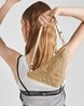 PRD Triangle Satin Mini-Bag With Crystals - Leather Women's Handbag - Bagsfits