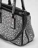 PRD Galleria Satin Mini-Bag With Crystals - Leather Women's Handbag - Bagsfits