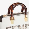 By The Way Mini Small Leather And Elaphe Boston Bag - Leather Women's Handbag - Bagsfits