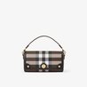 Dark Birch Brown Top Handle Note Bag - Leather Women's Handbag - Bagsfits