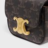 Belt Bag Triomphe Belt In Triomphe Canvas And Calfskin - Leather Women Belt