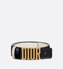 Black & Latte D-Fence Reversible Belt - Leather Women Belt