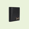 Bi-Fold Wallet With Horsebit - Leather Women's Wallet - Bagsfits