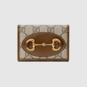 Brown GG Horsebit 1955 Wallet - Leather Women's Wallet - Pursefit