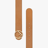 Brown Leather Reversible Belt - Leather Women's Belts - Bagsfits