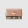 Dusty Pink GG Marmont Leather Key Case - Leather Women's Wallet - Pursefit