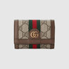 Brown GG Ophidia Bi Fold Wallet - Leather Women's Wallet - Bagsfits