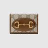 Brown GG Horsebit 1955 Wallet - Leather Women's Wallet - Pursefit
