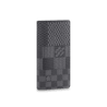 Gray Brazza Wallet Damier Graphite - Leather Men's Wallet - Bagsfits