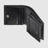 Black Leather Card Case Wallet - Leather Women's Wallet - Pursefit