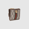 Brown Ophidia Card Case - Leather Women's Wallet - Pursefit