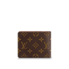 Multiple Wallet Monogram Canvas - Leather Men's Wallet - Bagsfits