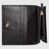 Black Leather Card Case Wallet - Leather Women's Wallet - Pursefit