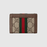 Brown GG Ophidia Bi Fold Wallet - Leather Women's Wallet - Bagsfits