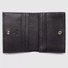 Black Leather Card Case Wallet - Leather Women's Wallet - Pursefit