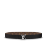 Initiales Reversible Monogram Macassar - Leather Men's Belt