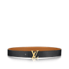 Initiales Reversible Taurillon - Leather Men's Belt