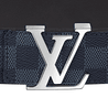 Initiales Reversible Belt Damier Cobalt - Leather Men's Belt