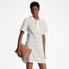 Python-Effect Monogram Jacquard Polo Dress - Women's Clothes - Bagsfits